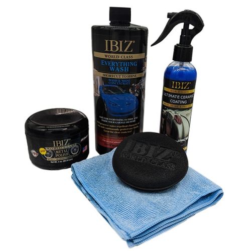 IBIZ Waterless Wash & Wax Protectant with Car Wash &Towel 